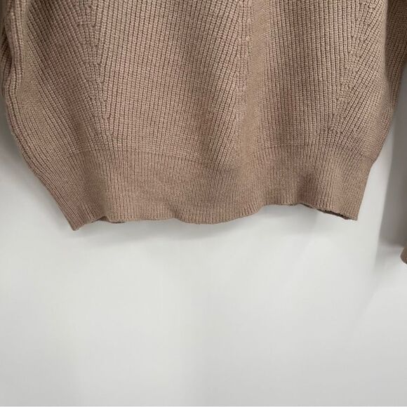 Elodie by Anthropologie Crew Neck Cropped Sweater Size S EUC - Picture 4 of 10